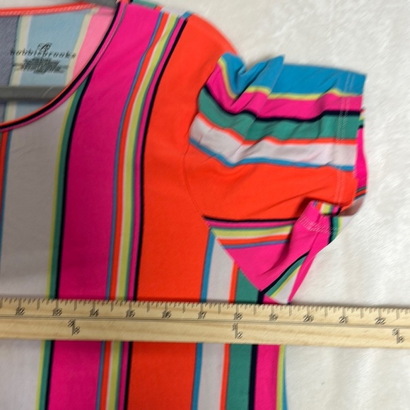 Bobbie Brooks Colorful Striped Soft Dress. Dress up or Down - Picture 5 of 6